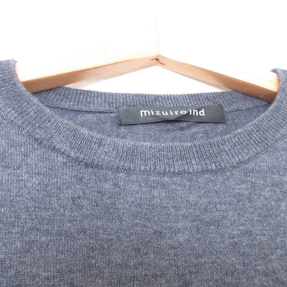 mizuiro ind ウールニットカットソー