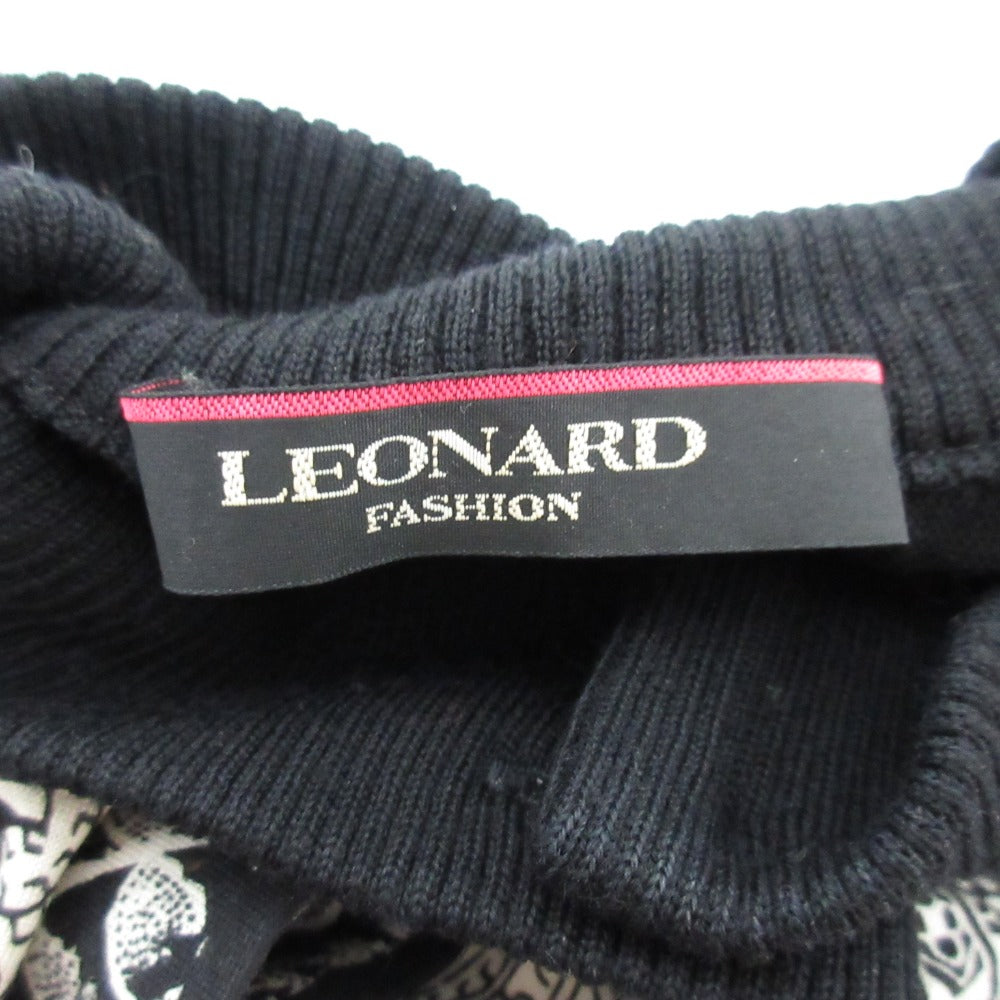 LEONARD シルク ブレンド ニット シャツ