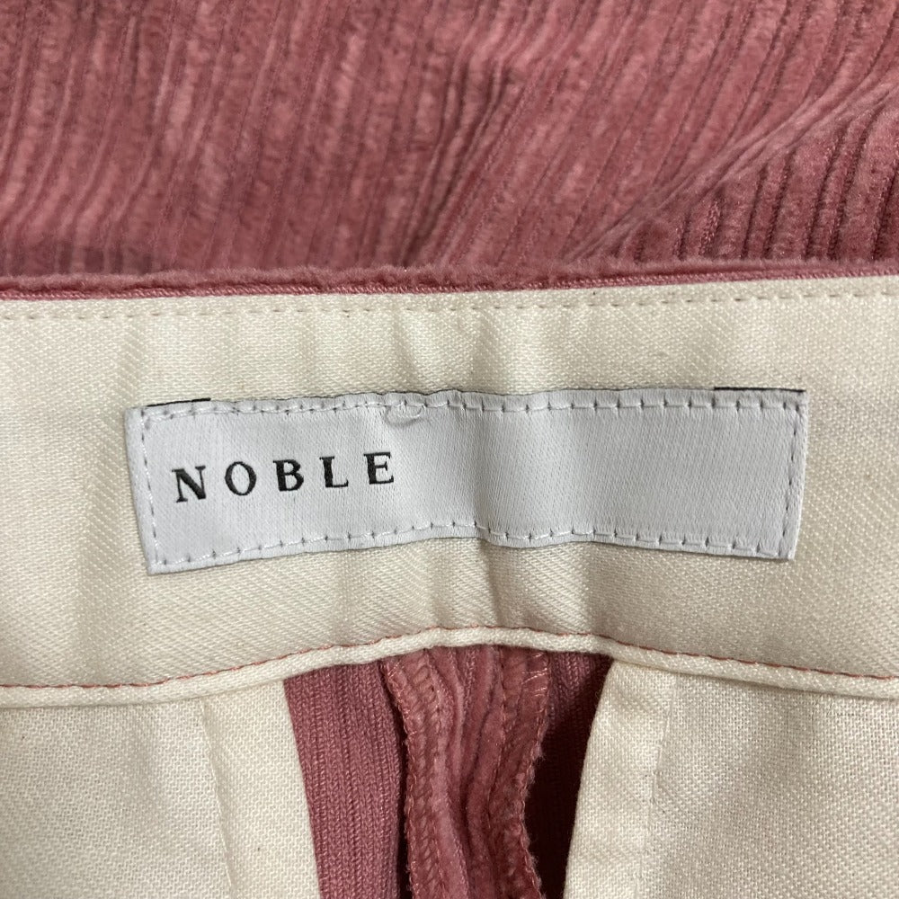 Noble コーデュロイクロップドパンツ