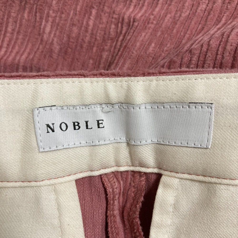 Noble コーデュロイクロップドパンツ
