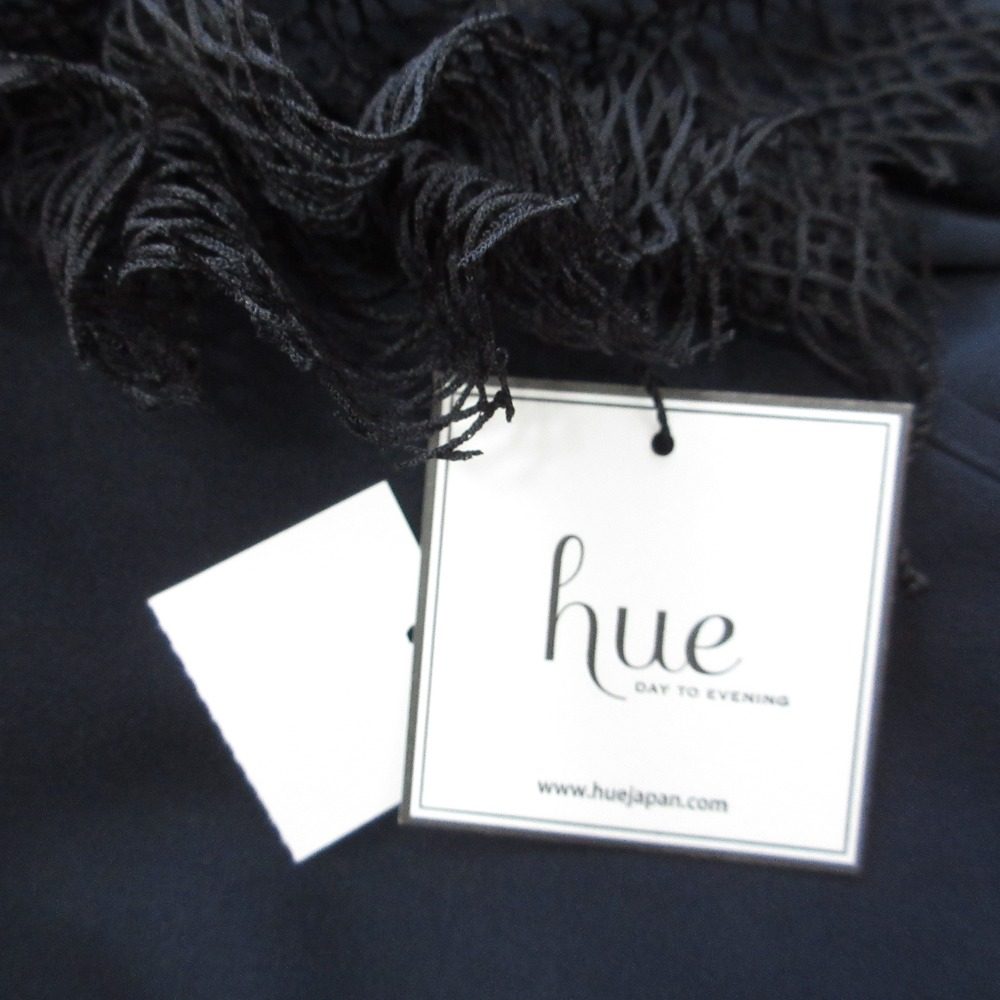 hue DAY TO EVENING レース フリル ブラウス