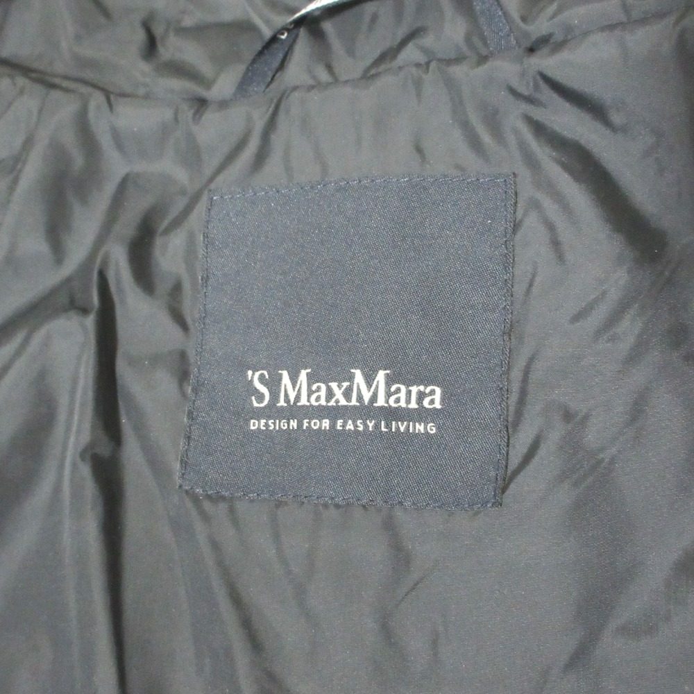S Max Mara ベロア ジャカード コート
