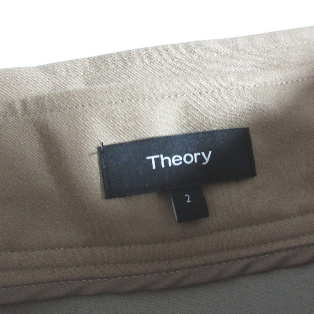 Theory ライト サクソニー 膝丈 スカート