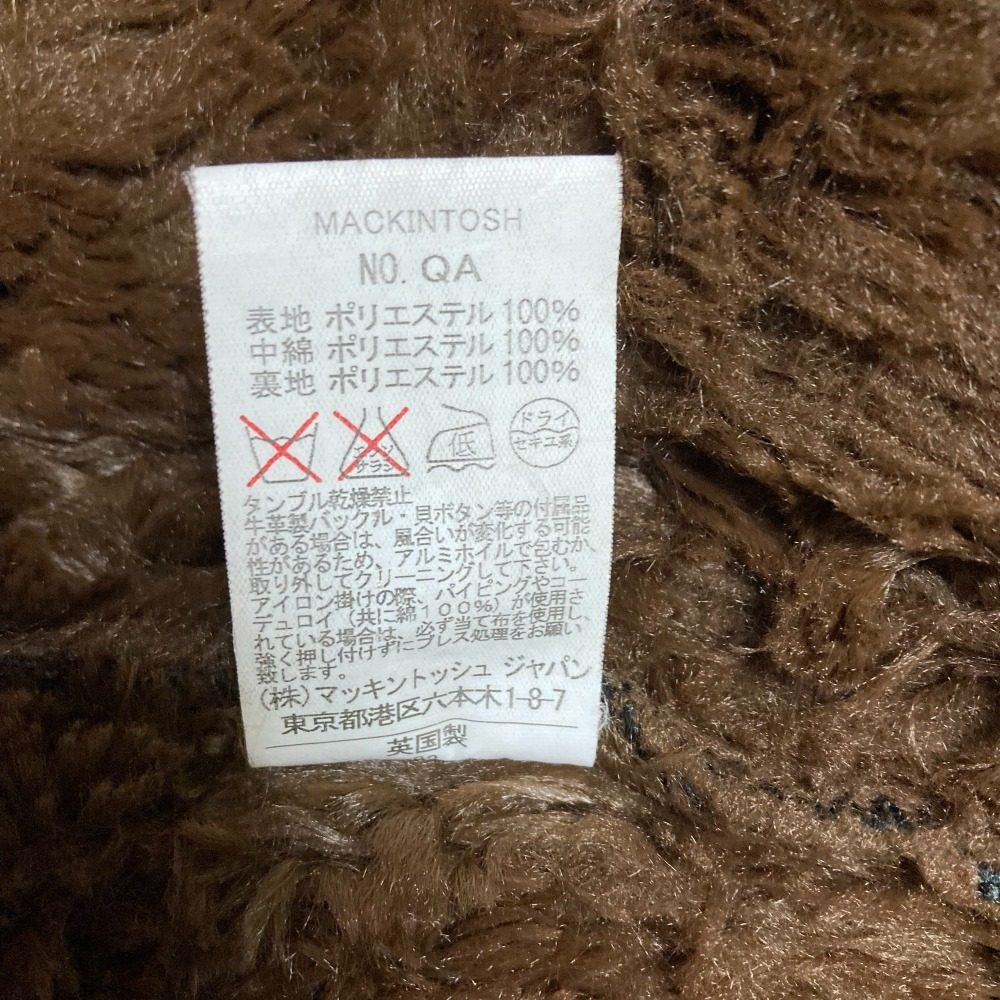 マッキントッシュ キルティング コート