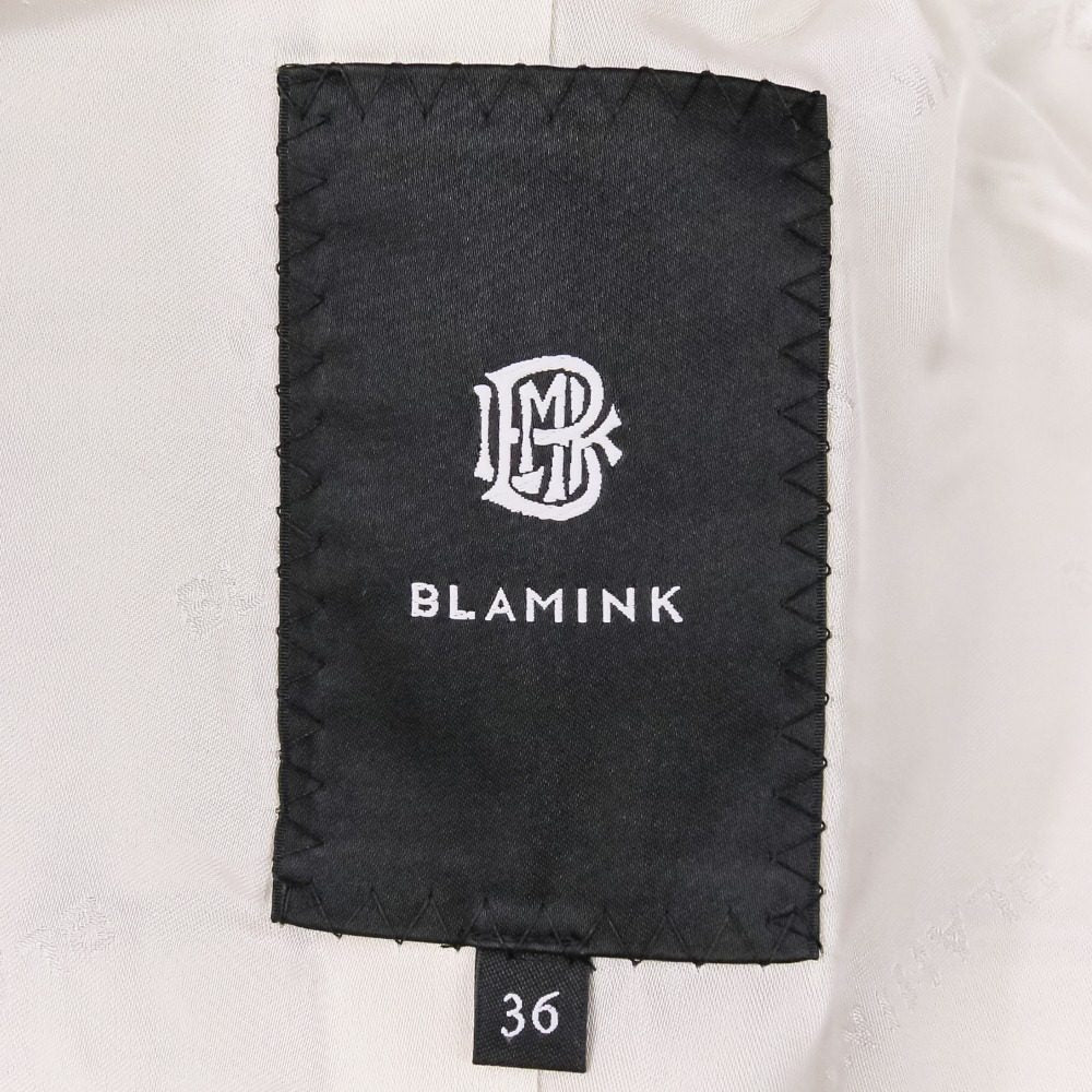 BLAMINK レギュラー カラー ノースリーブ コート