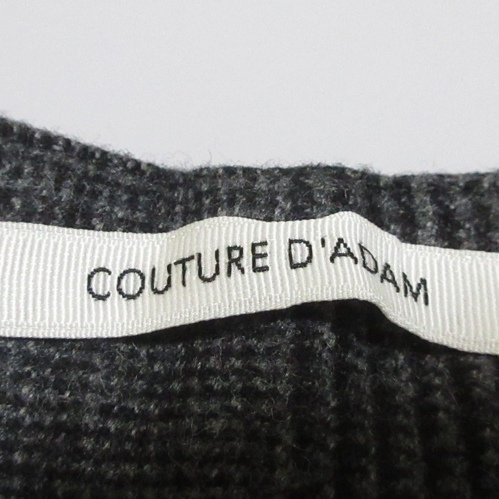 COUTURE D’ADAM グレン チェック ウール パンツ