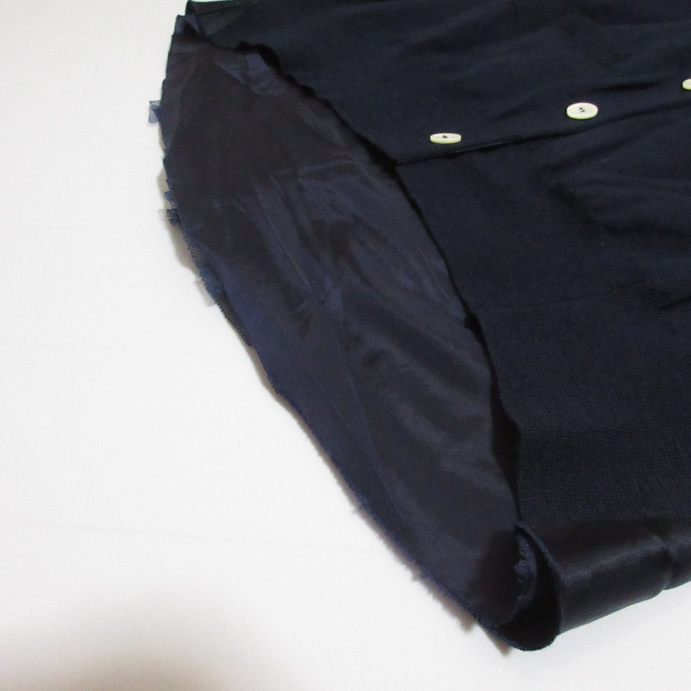 sacai luck ウール バック キュプラ ニット カーディガン
