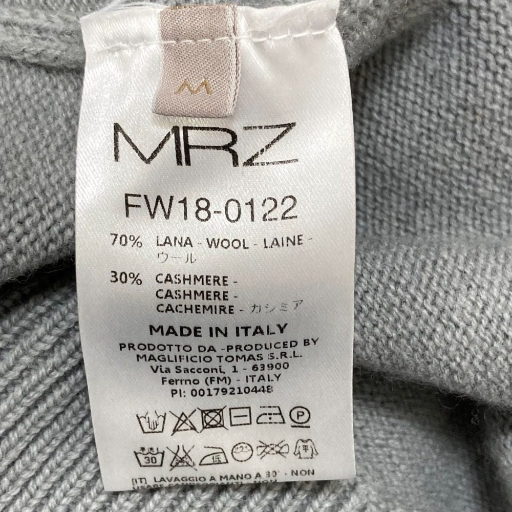 MRZ クルーネック カシミヤ ブレンド ニット