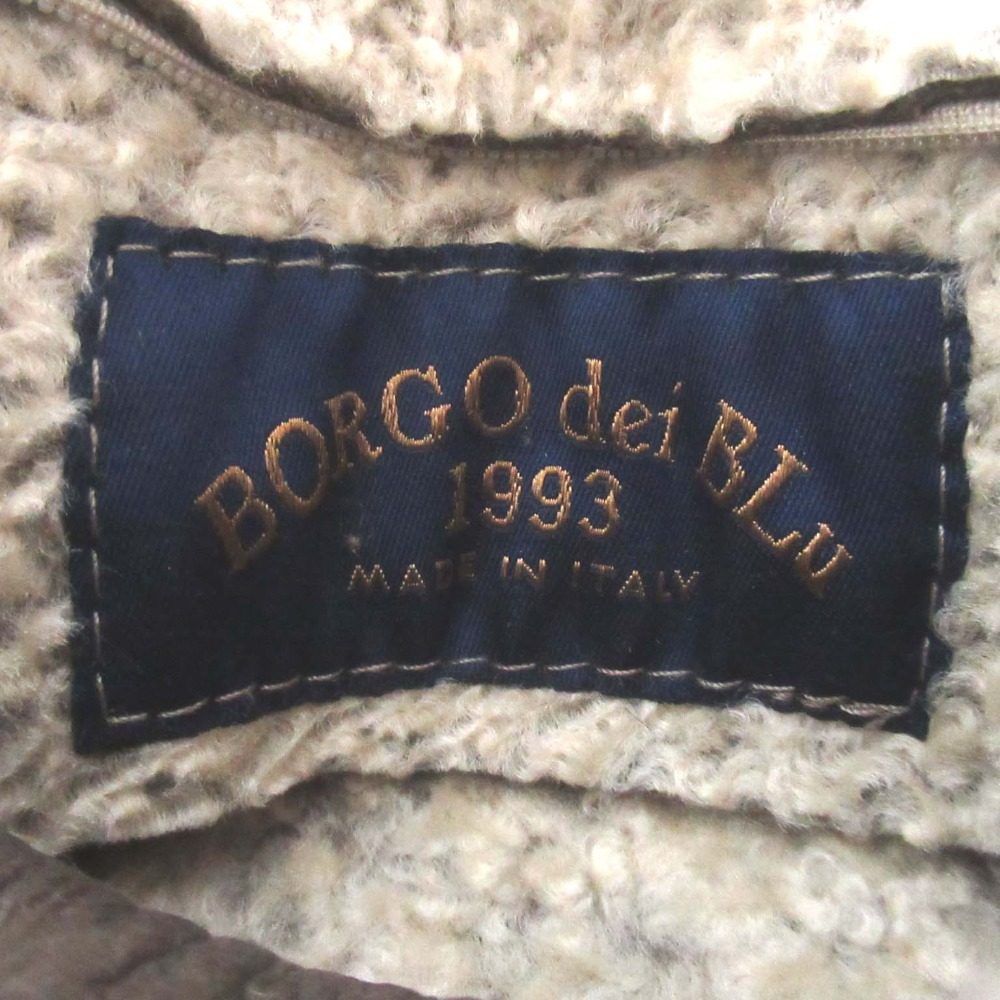 BORGO DEI BLU シアリング リバーシブル コート