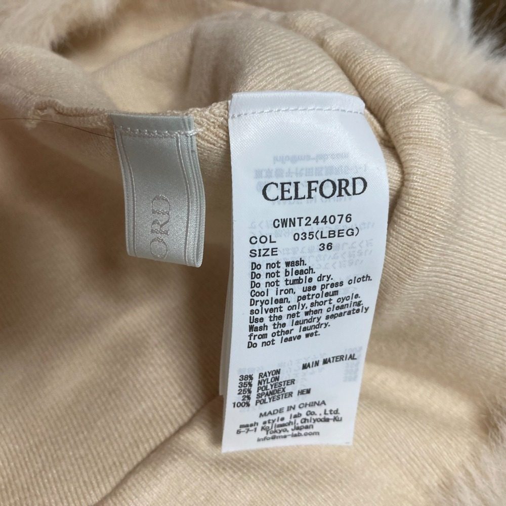 CELFORD ロング スリーブ ニット