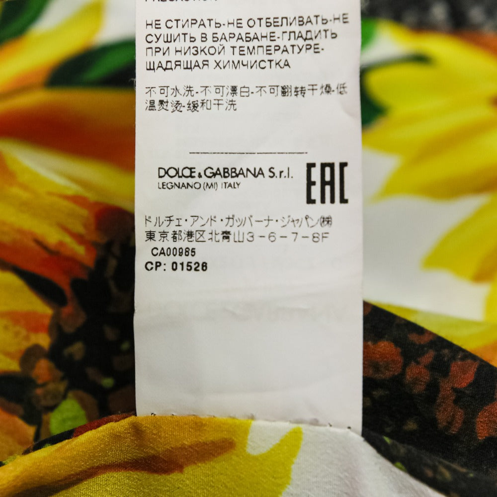 ドルチェ&ガッバーナ ウール シルク ツイード ロング コート