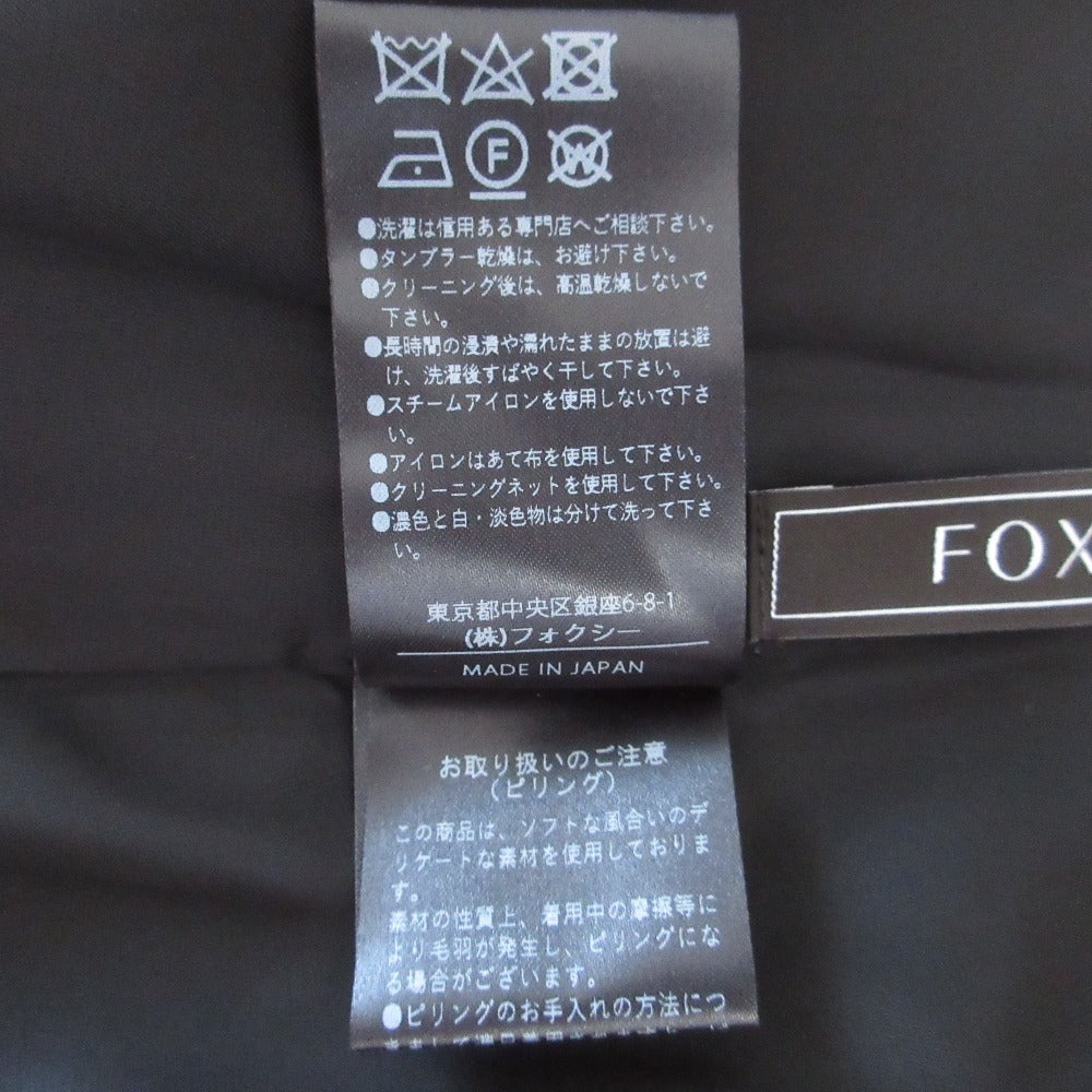 FOXEY ニュー フランネル ウール ドレス