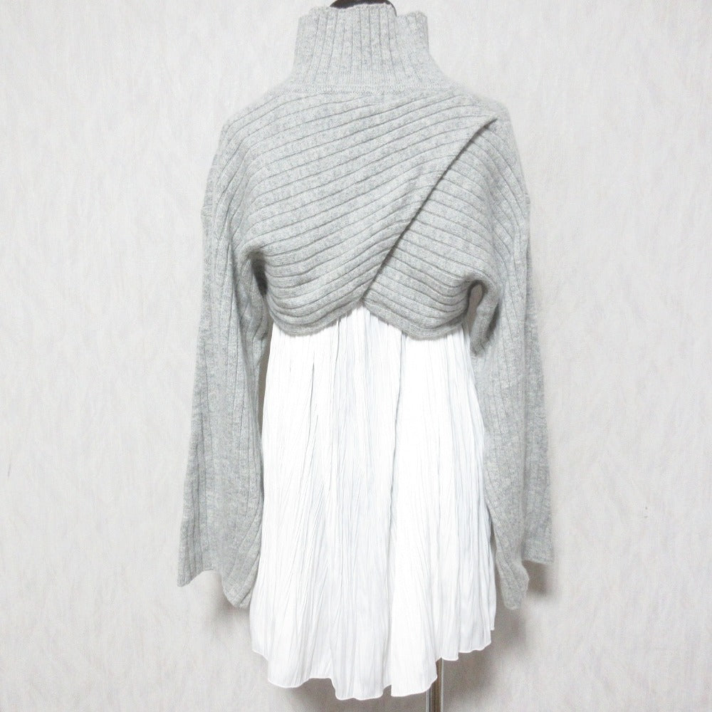 Snidel クロップド ニット レイヤード トップ