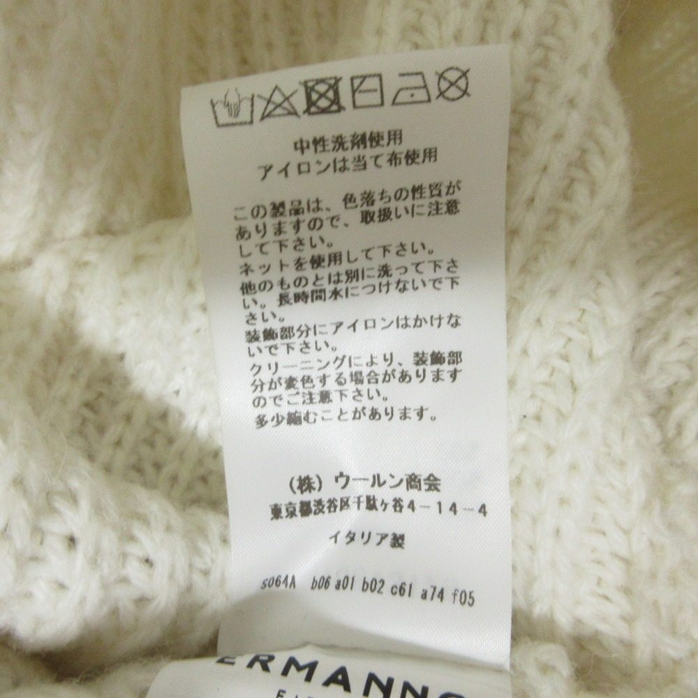 ERMANNO FIRENZE アルパカ混 アーガイル ニット セーター
