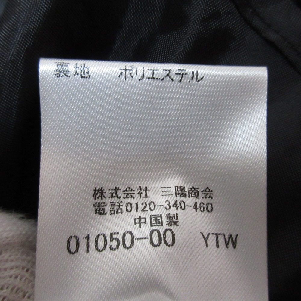 ギルドプライム ストレッチベロアフラワープリントワンピース