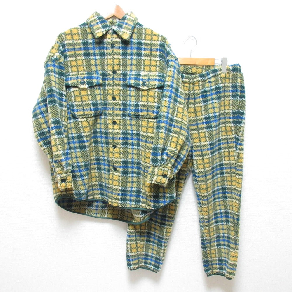 BEAMS BOY チェック ボア セットアップ
