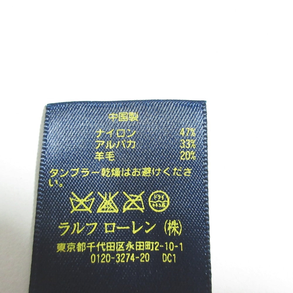 ポロ ラルフ ローレン アルパカ混 チェック ニット スカート