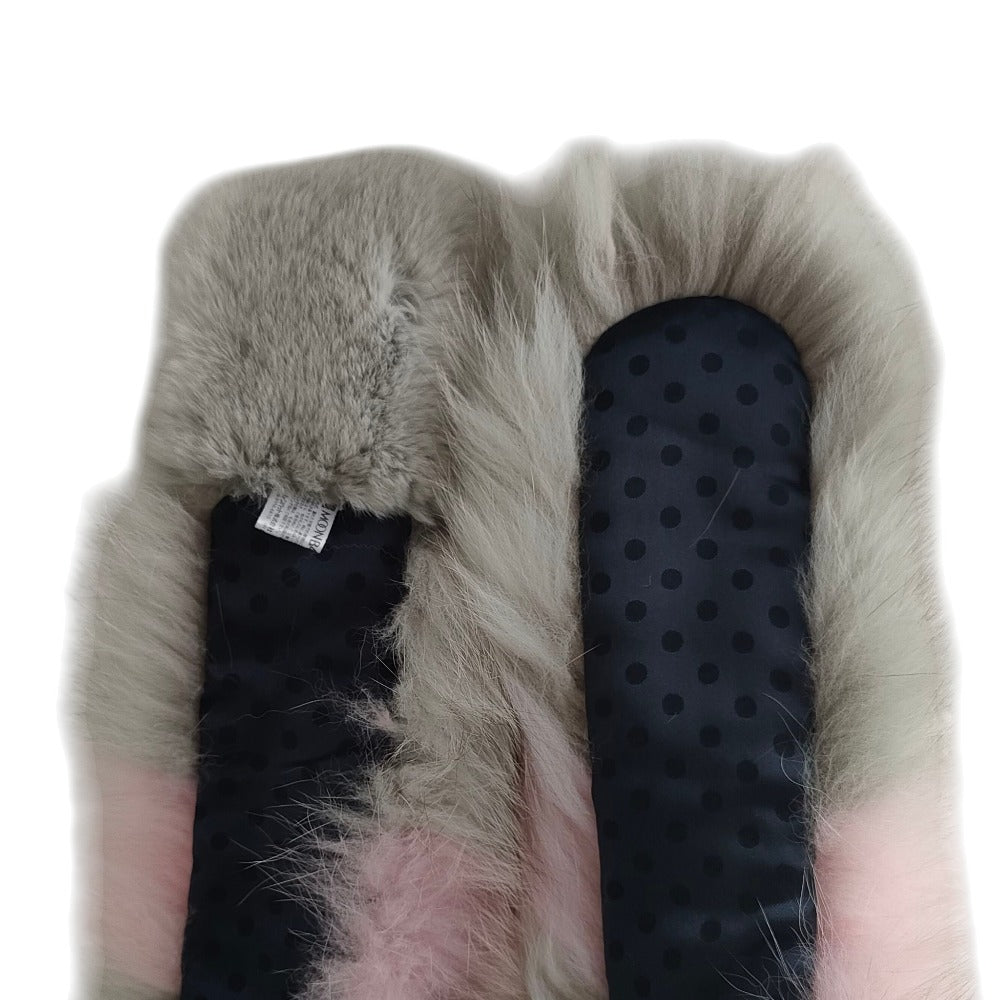 フルラ ミックス ファー スカーフ