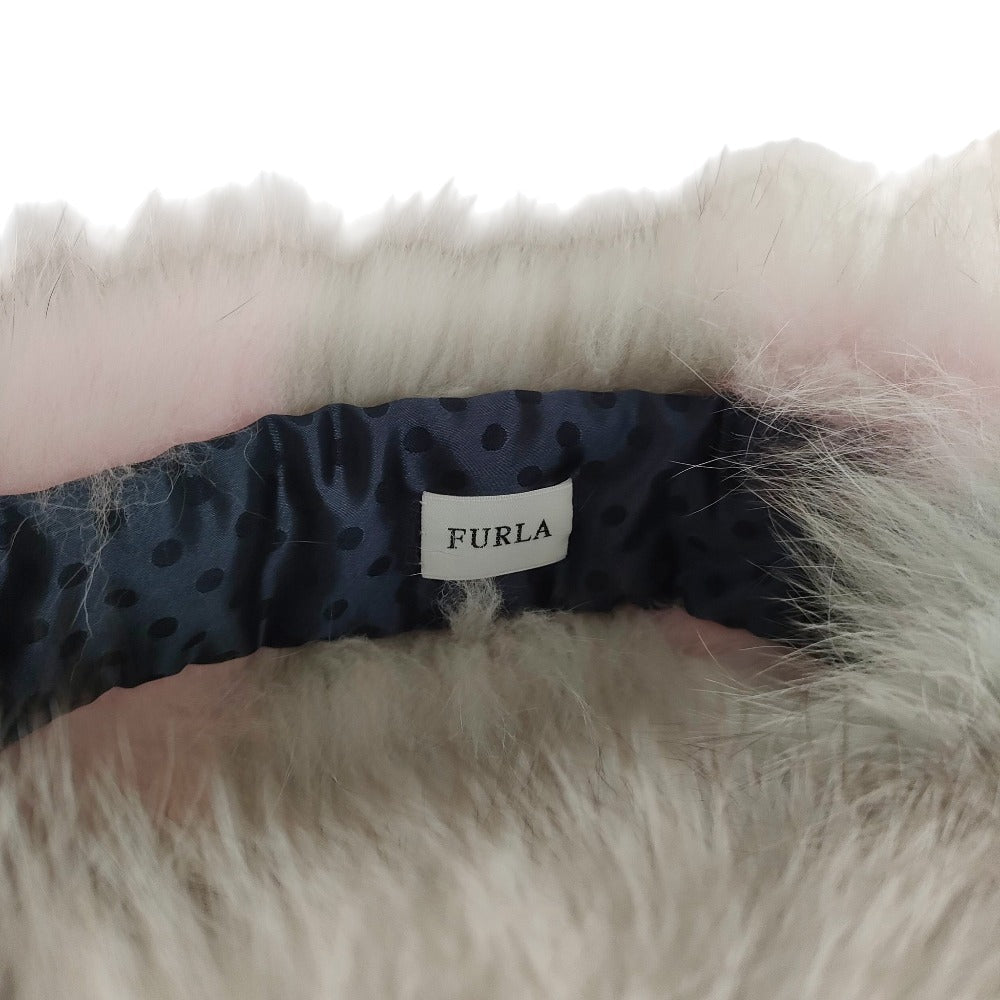 フルラ ミックス ファー スカーフ