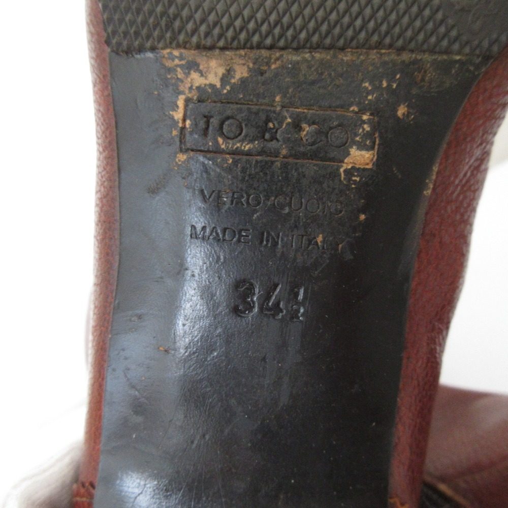 TO&CO レザー ロングブーツ