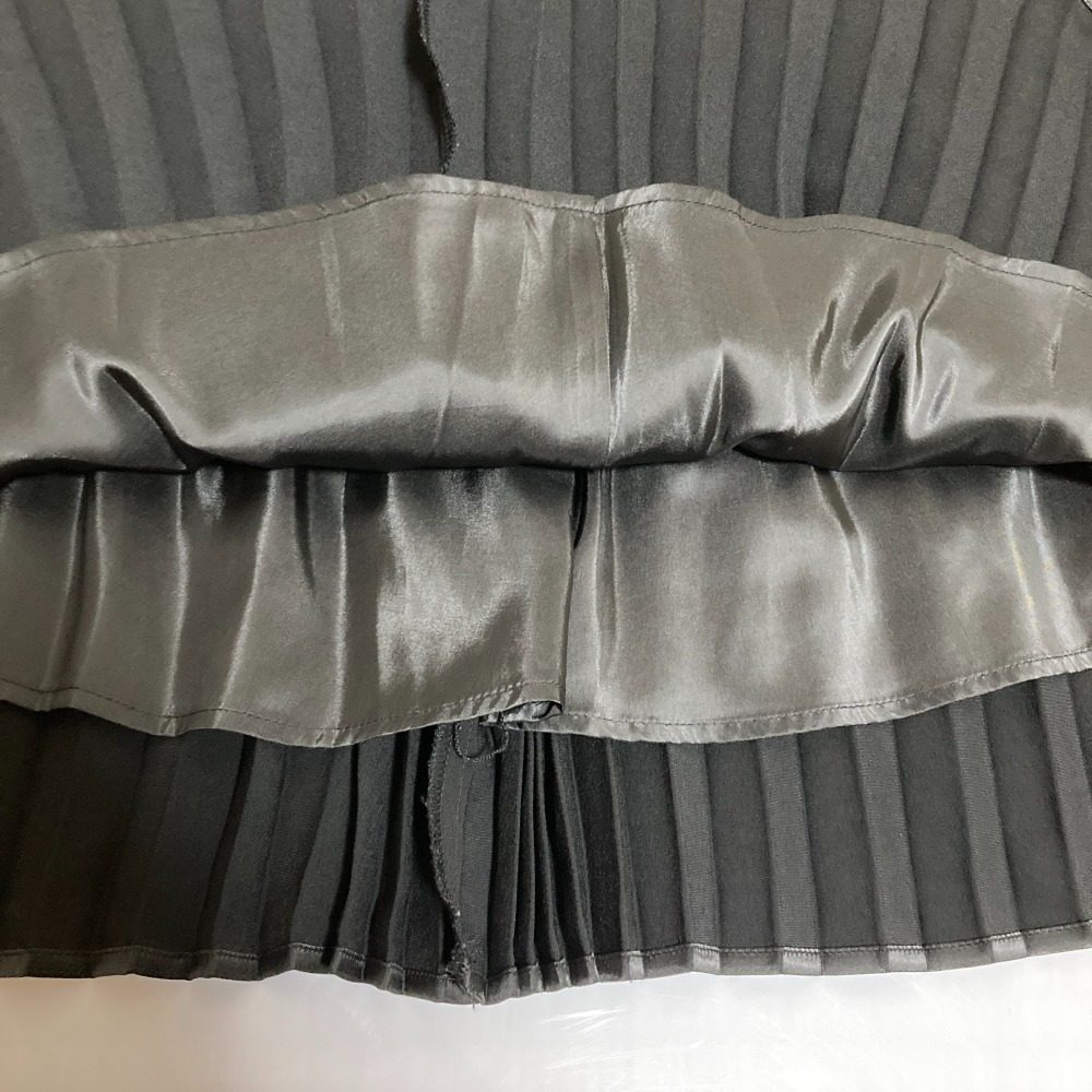 MICHEL KLEIN ヴィンテージ サテン プリーツ スカート