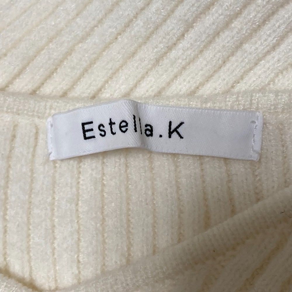 Estella.K リブ ニット セーター