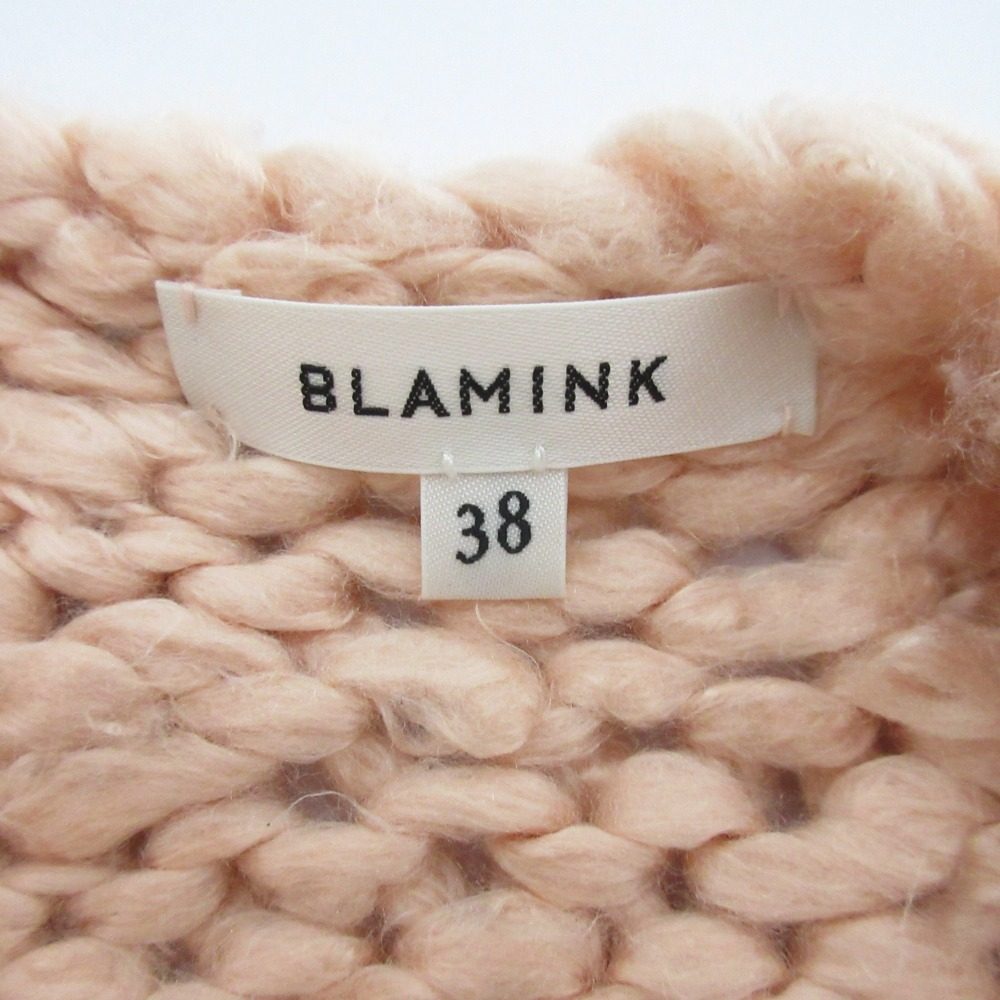 BLAMINK シルクニットトップス