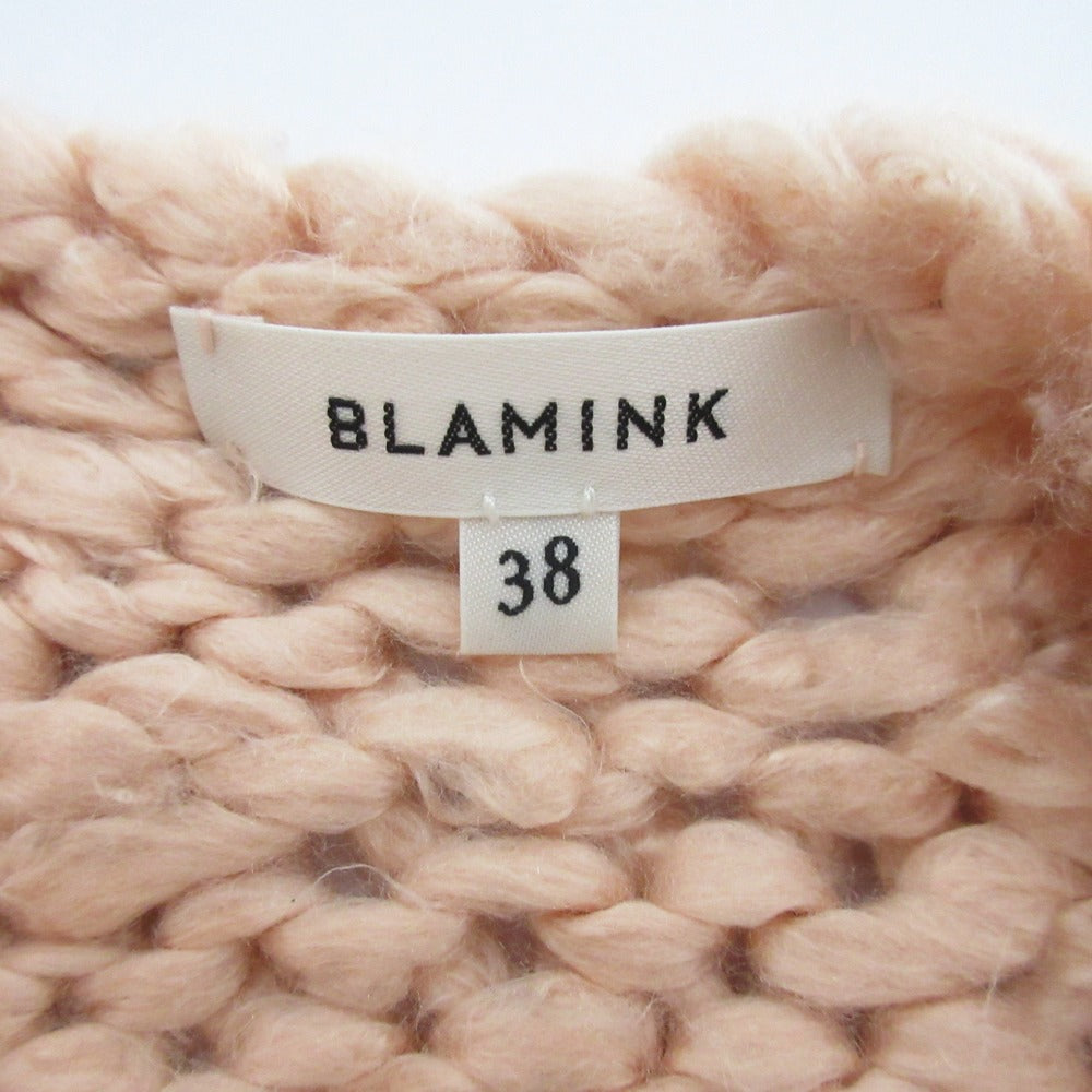 BLAMINK シルクニットトップス