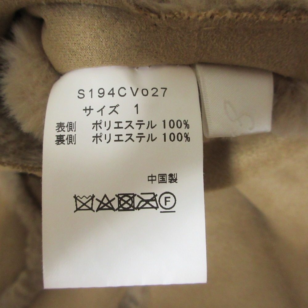 Sono フェイク シアリング リバーシブル コート