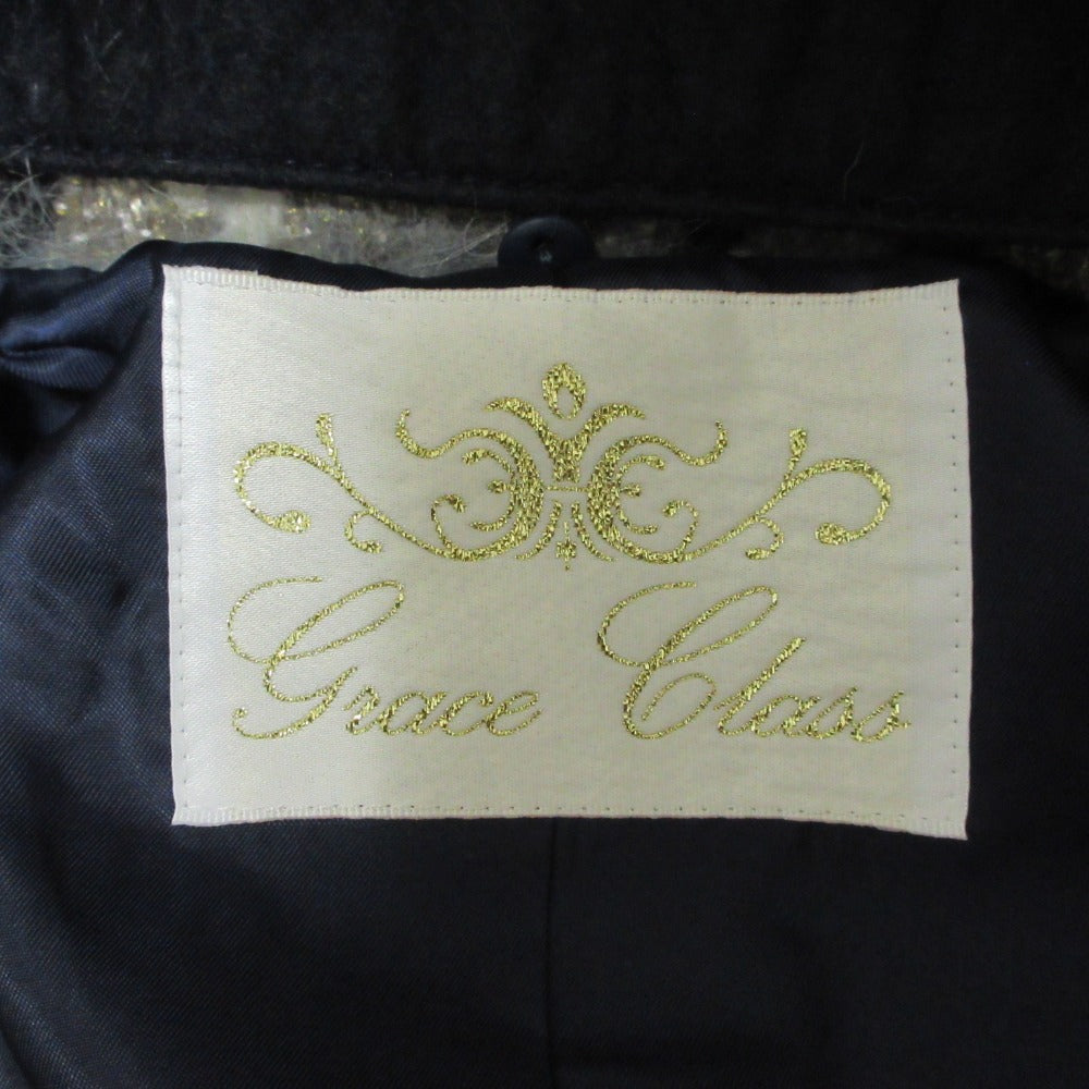 GRACE Class モヘア アルパカ ブレンド チェック コート