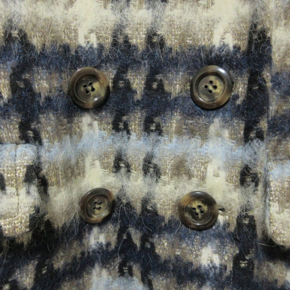 GRACE Class モヘア アルパカ ブレンド チェック コート