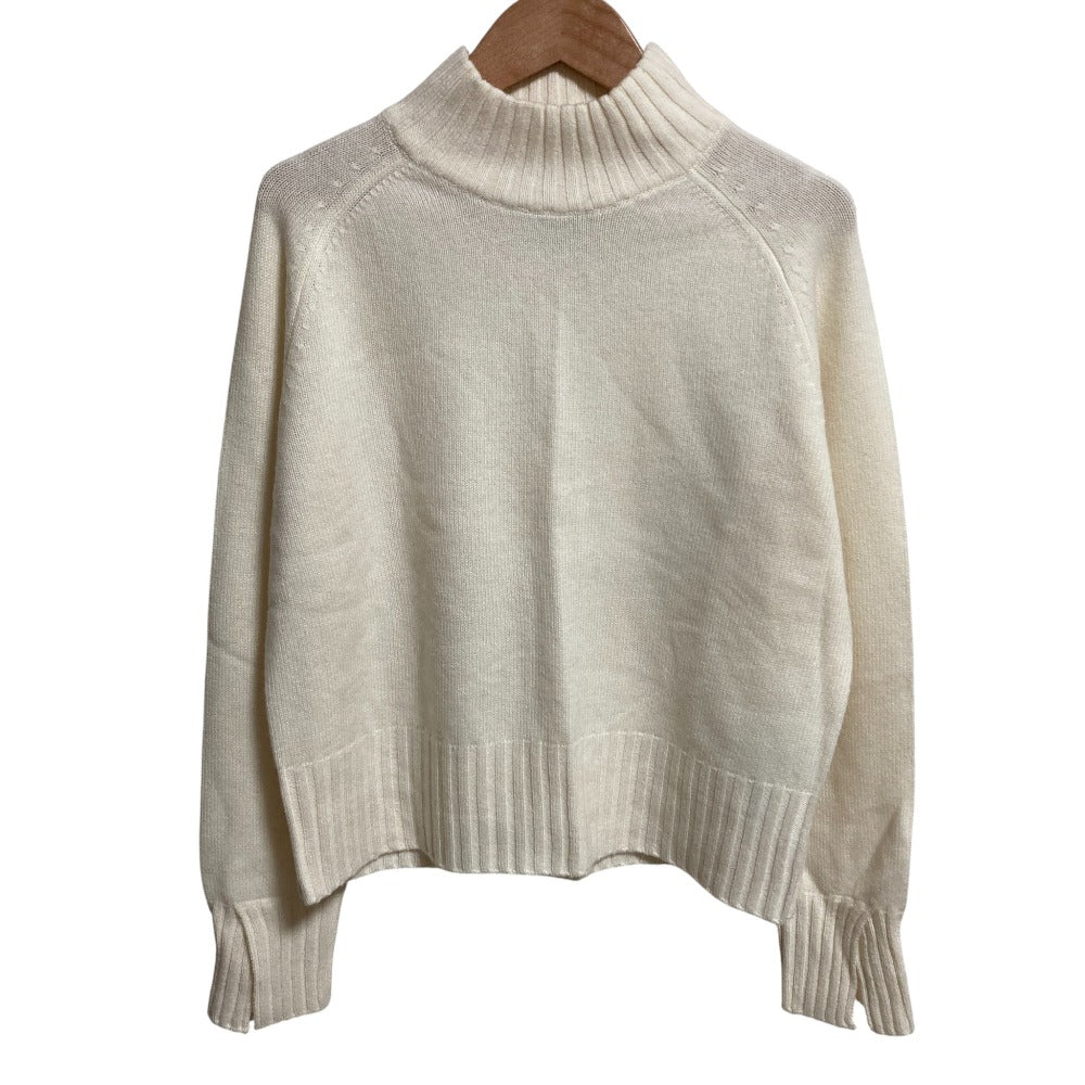 Jumper1234 カシミヤ ブレンド ハイ ネック ニット プルオーバー