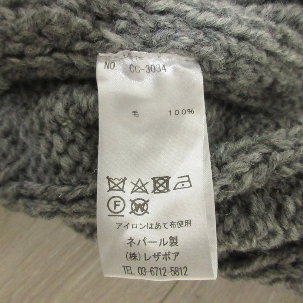 crinkle crinkle crinkle ケーブルニットカーディガン