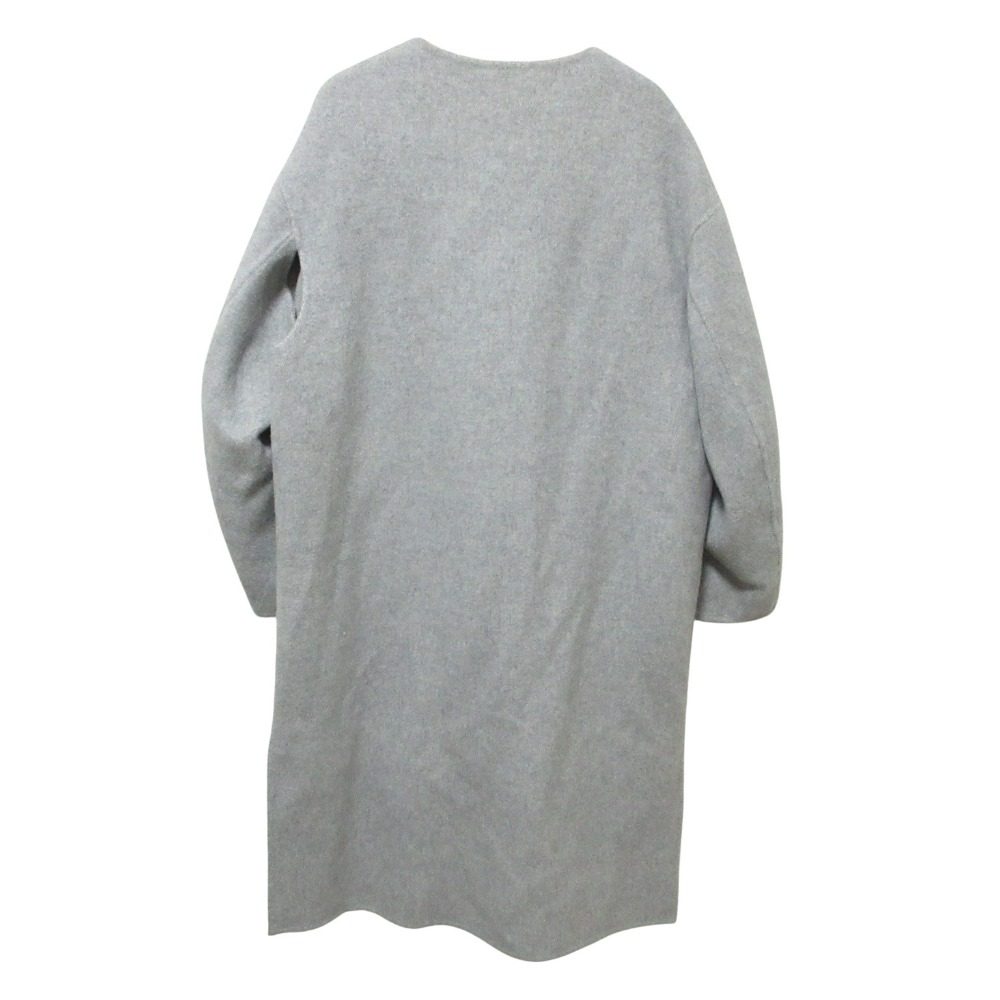 Maison Special PECOLAMB SUPER110's ノーカラー ロング コート