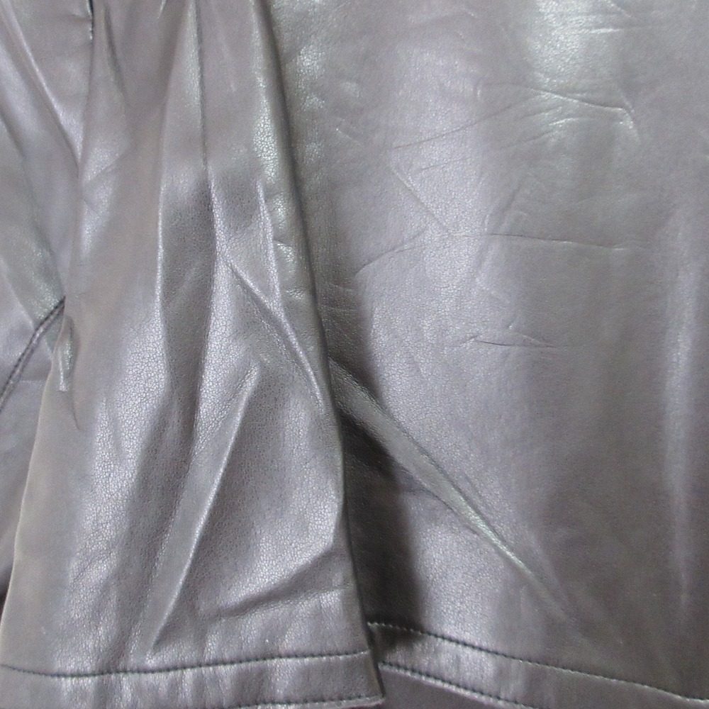 FOXEY NEW YORK フェイク レザー コート