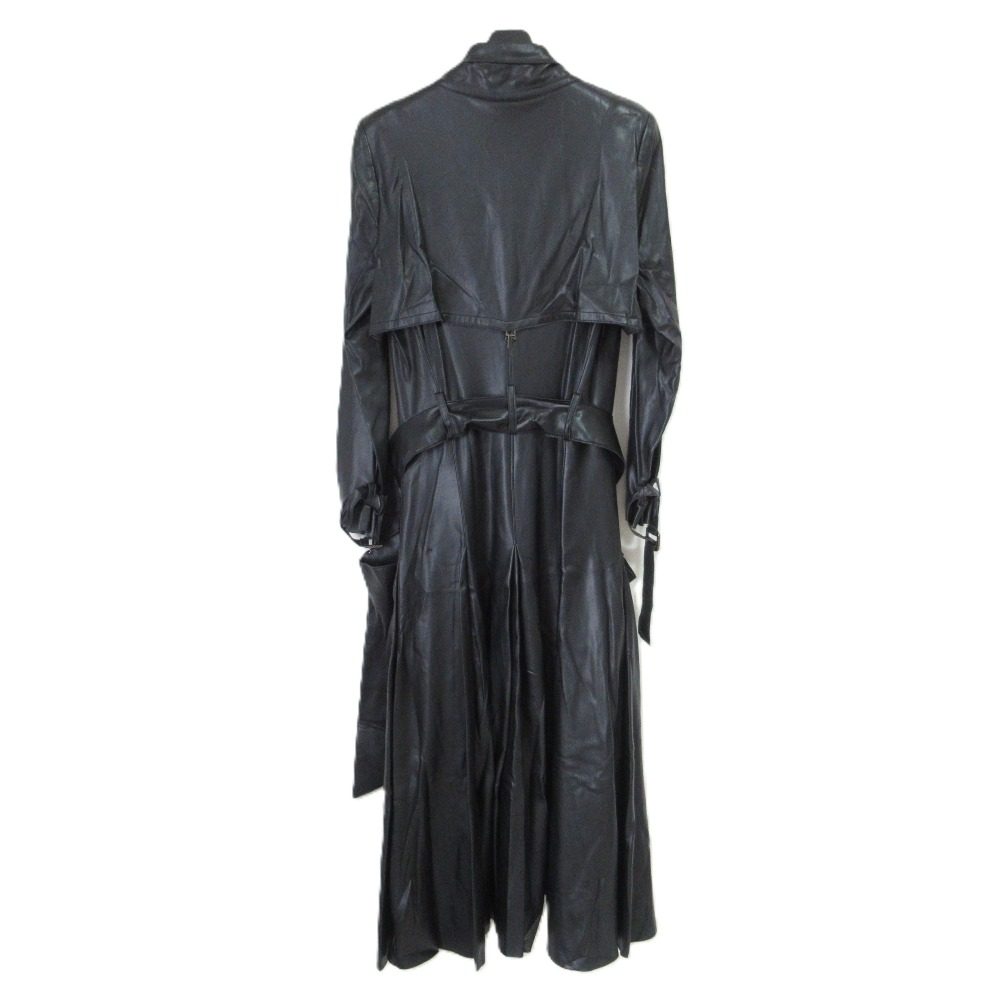 FOXEY NEW YORK フェイク レザー コート