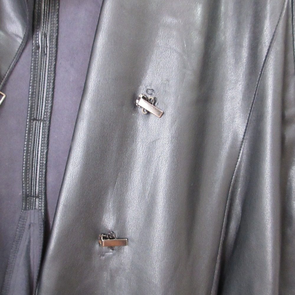 FOXEY NEW YORK フェイク レザー コート