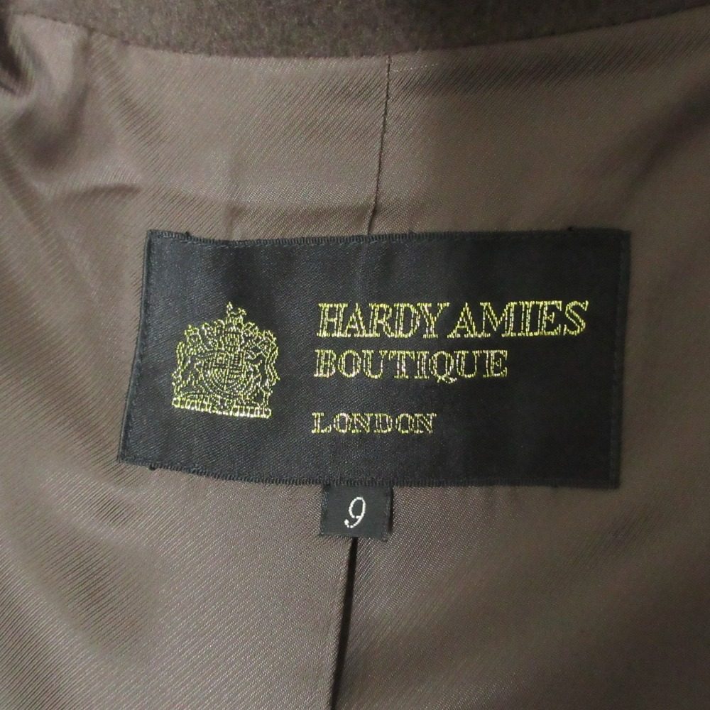 HARDY AMIES 100% カシミヤ ロングコート
