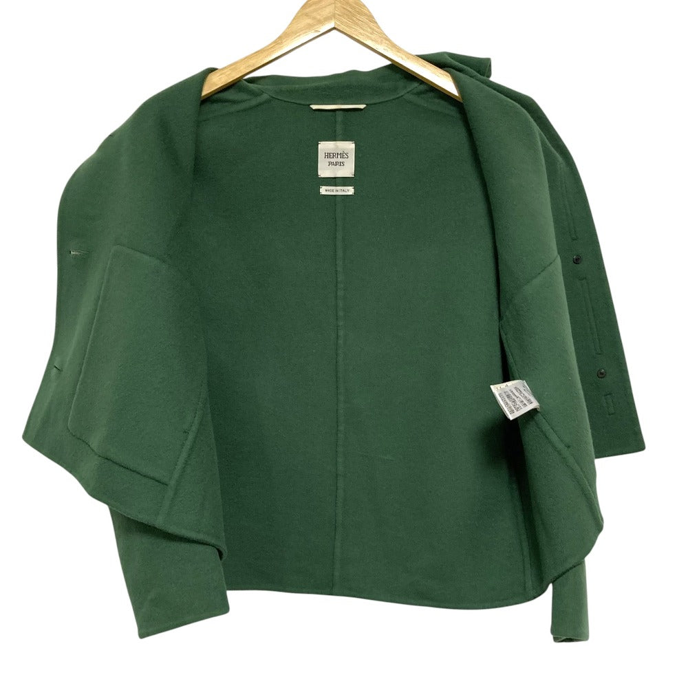 エルメス34カシミヤ100%ジャケット