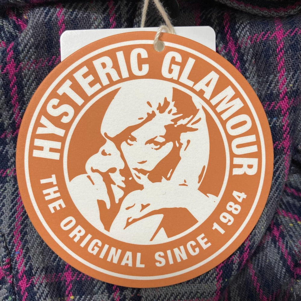 HYSTERIC GLAMOUR SPEAK NO EVIL 刺繍 オープンカラー シャツ