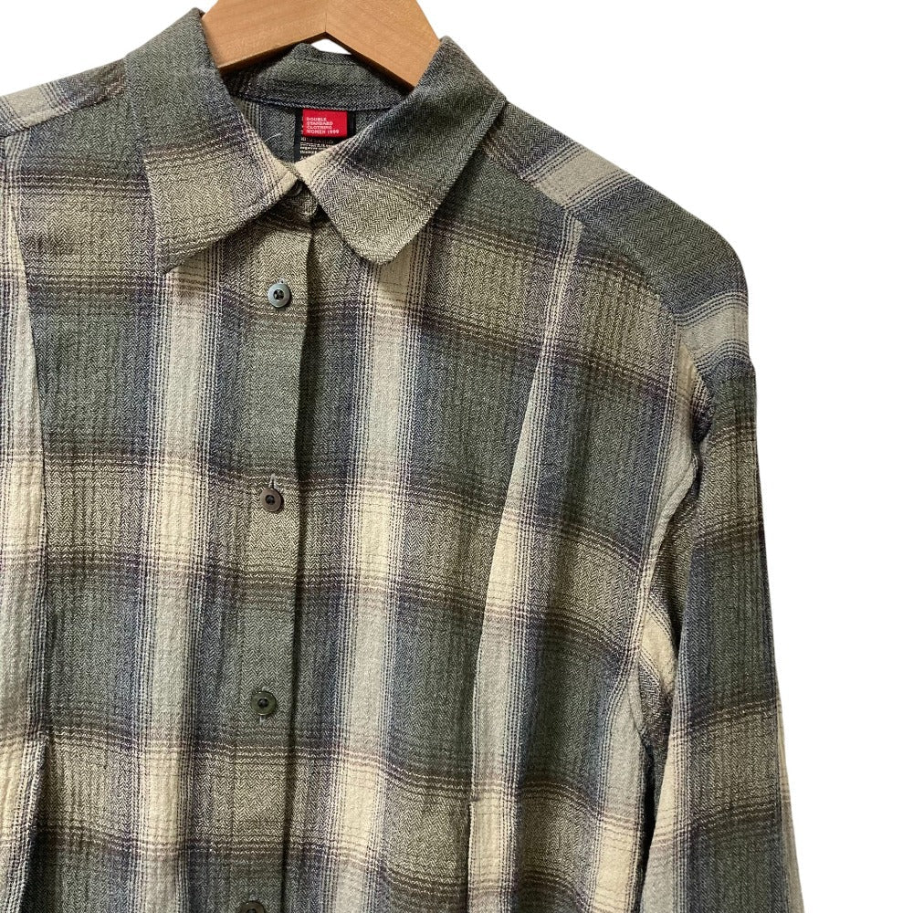 DOUBLE STANDARD CLOTHING ウール ビスコース シャツ