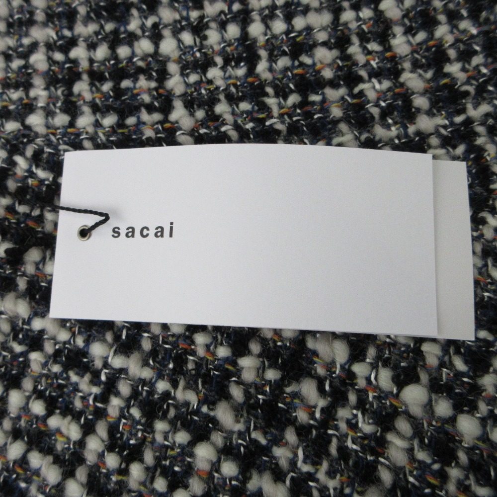 Sacai ツイード アシンメトリー スカート