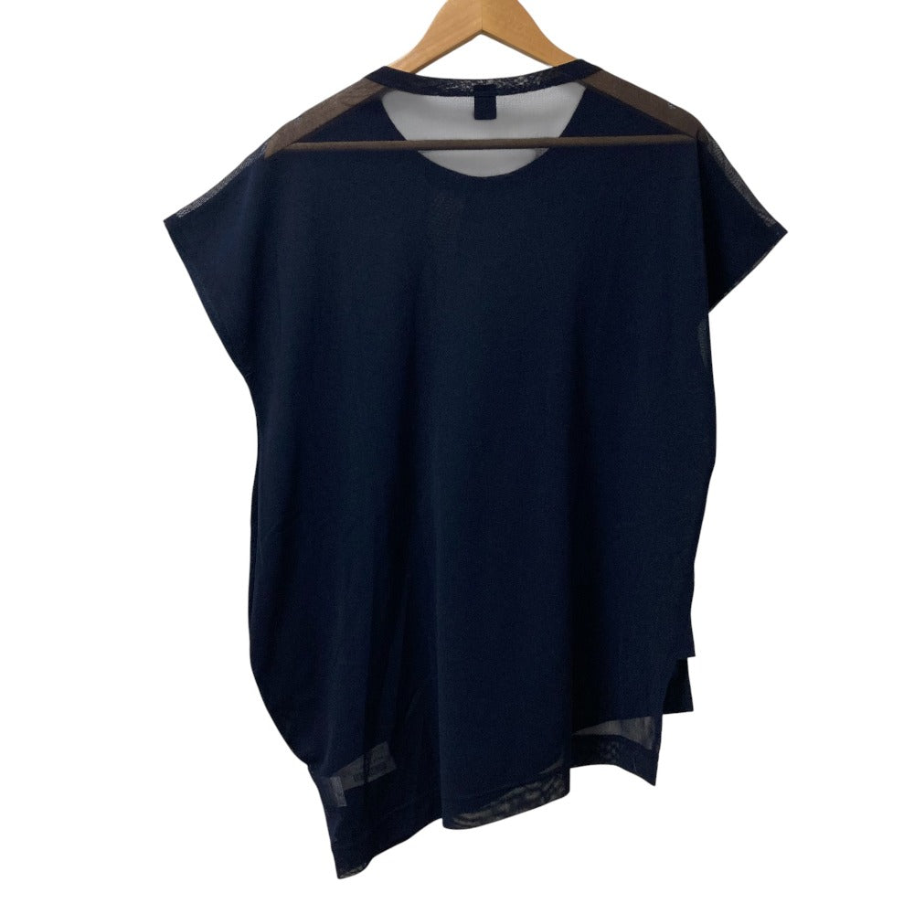 Y's POLYESTER TULLE x WOOL アンバランスTシャツ