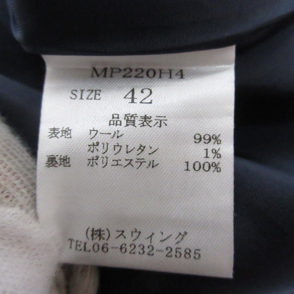 MARLENE DAM ウール ストレッチ イージー パンツ