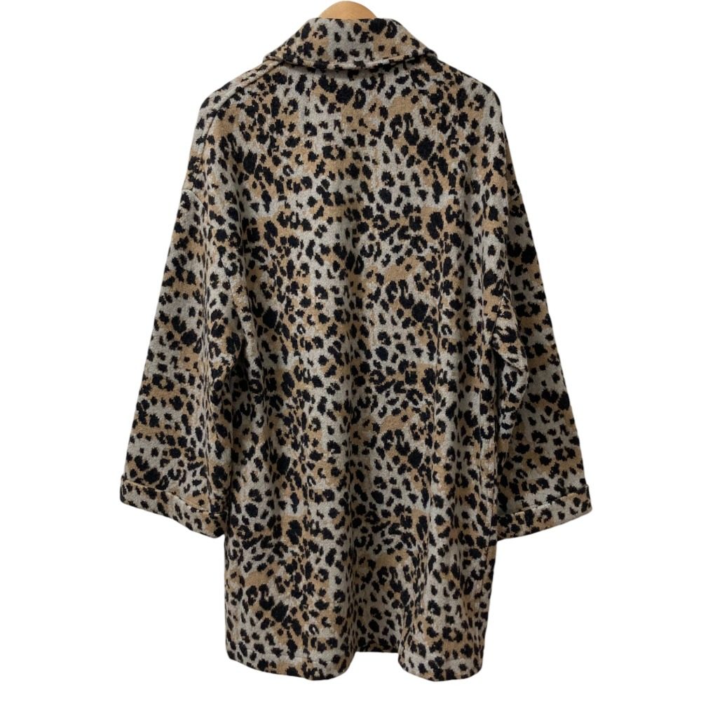 SEMICOUTURE レオパード コットン バルマカーン コート