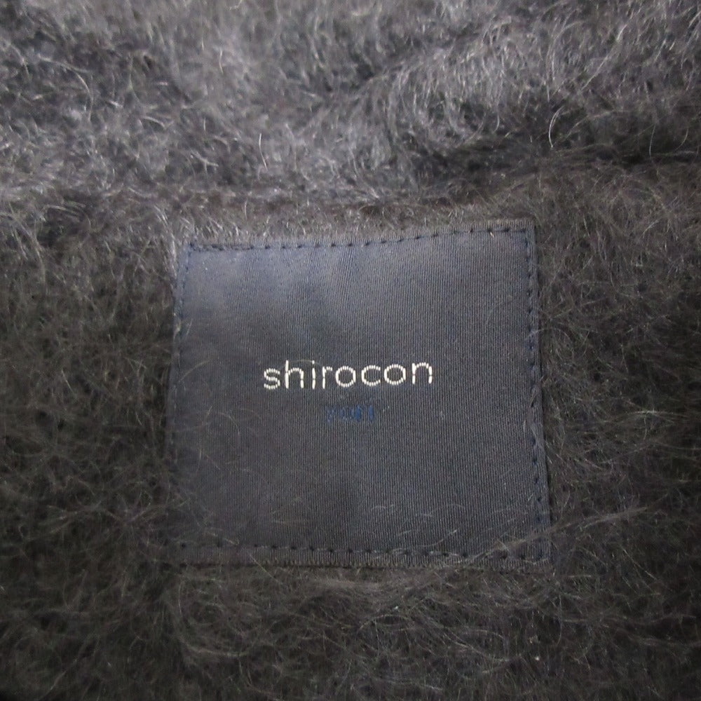 shirocon シャギー ケープ コート