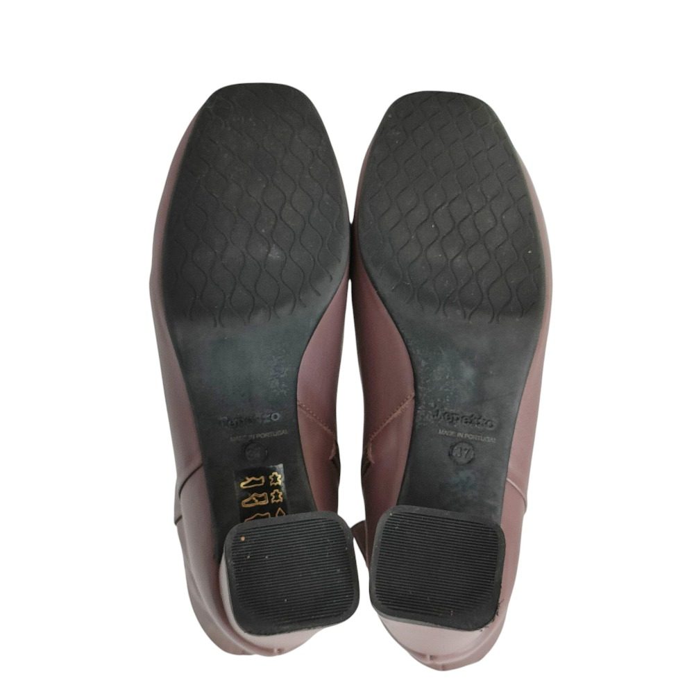 レペット Phoebe カウレザー ショートブーツ