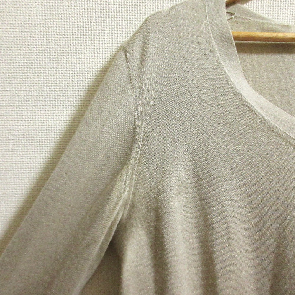 Drawer カシミヤ シルク ブレンド ニット トップ