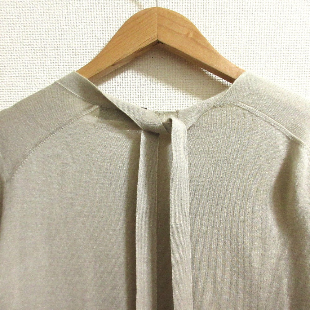Drawer カシミヤ シルク ブレンド ニット トップ