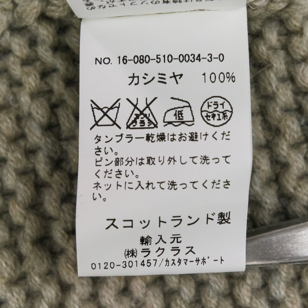 QUEENE AND BELLE カシミヤニットカーディガン